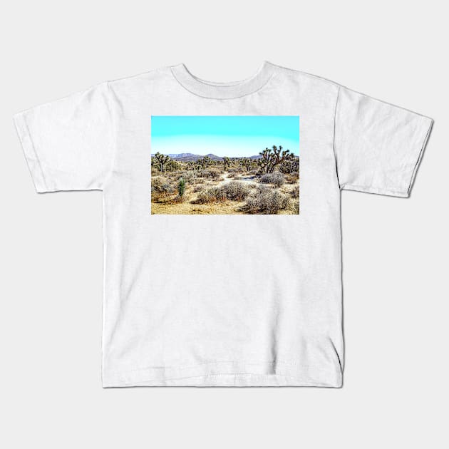 Joshua Tree National Park California Kids T-Shirt by Gestalt Imagery